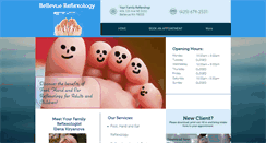 Desktop Screenshot of bellevuereflexology.com